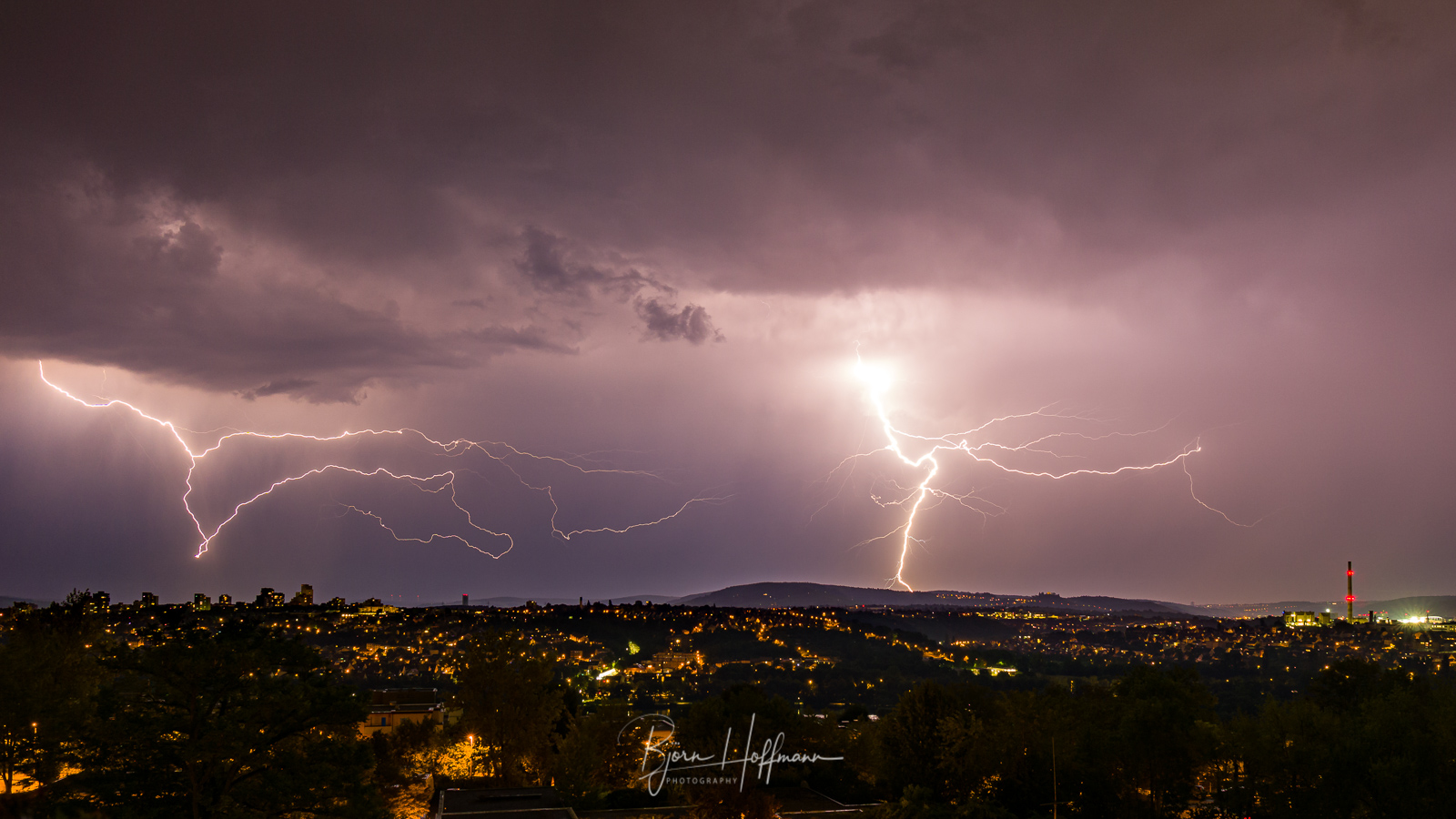 Gewitter über Stuttgart v2