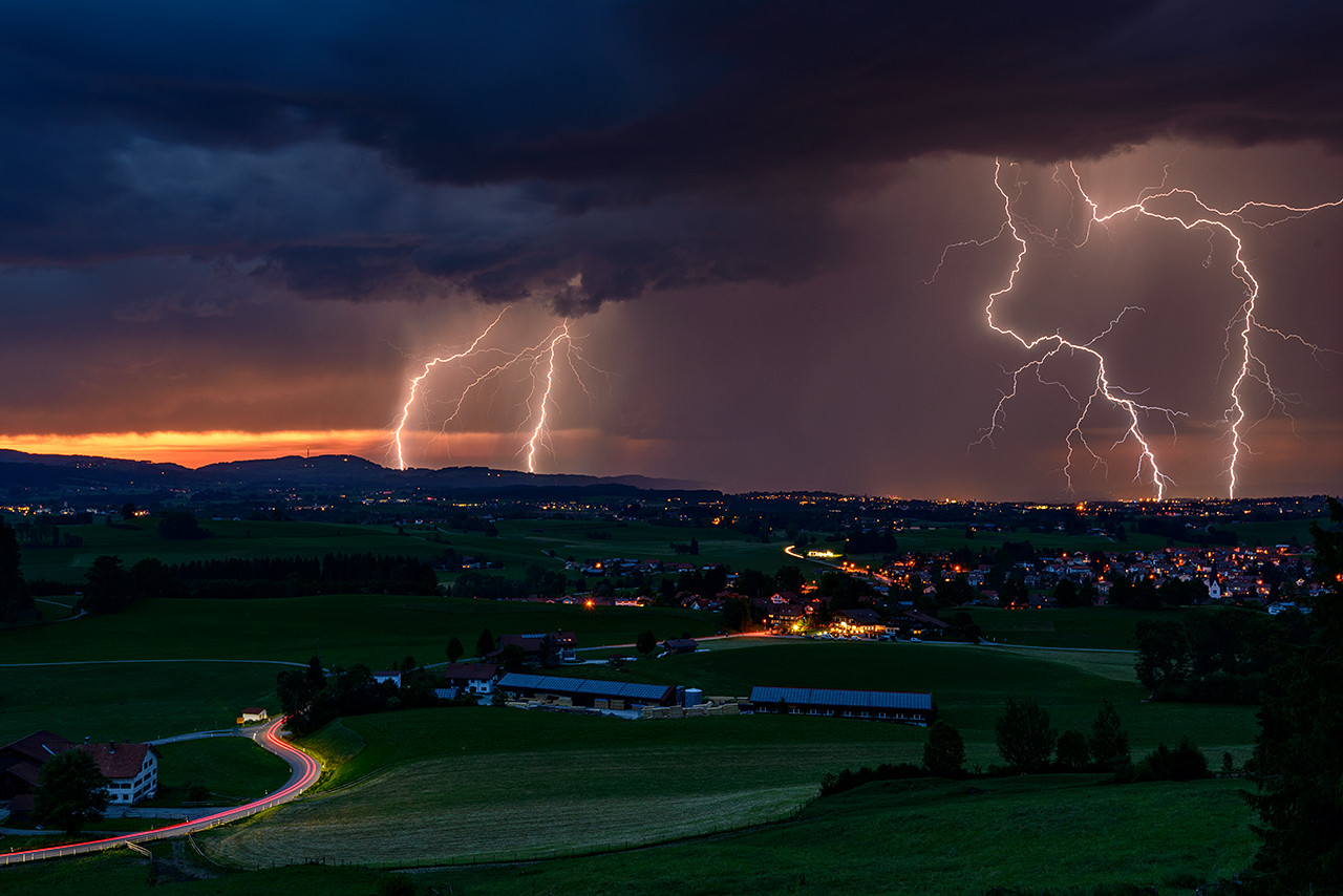 Gewitter über Sulzberg