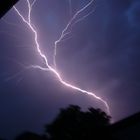 Gewitter über unserem Haus in Frankfurt