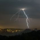 Gewitter über Weilburg an der Lahn