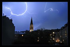 Gewitter über Wien