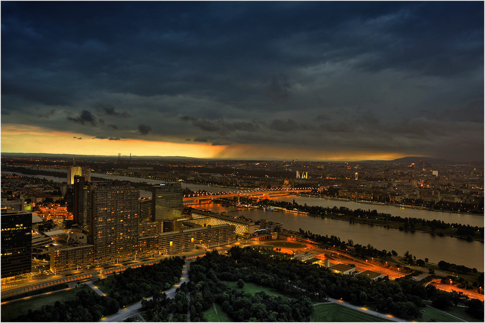 Gewitter über Wien