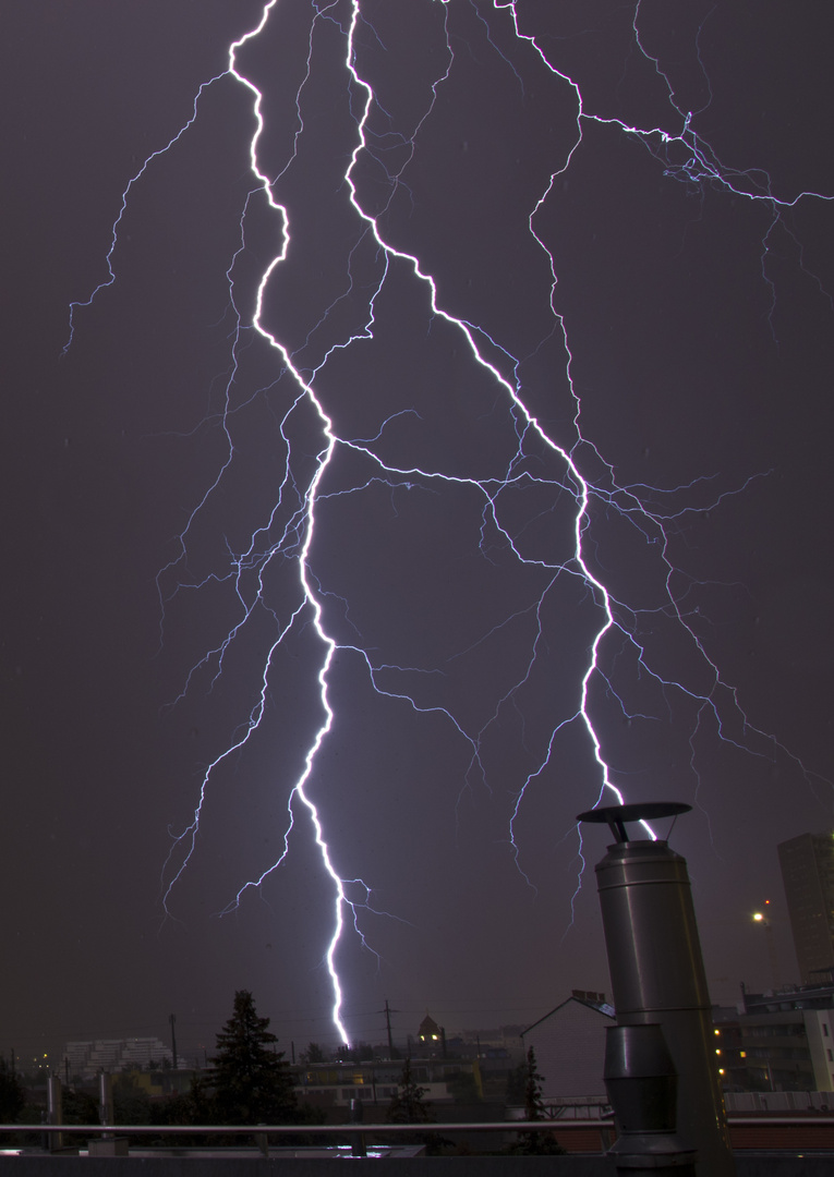 Gewitter über Wien