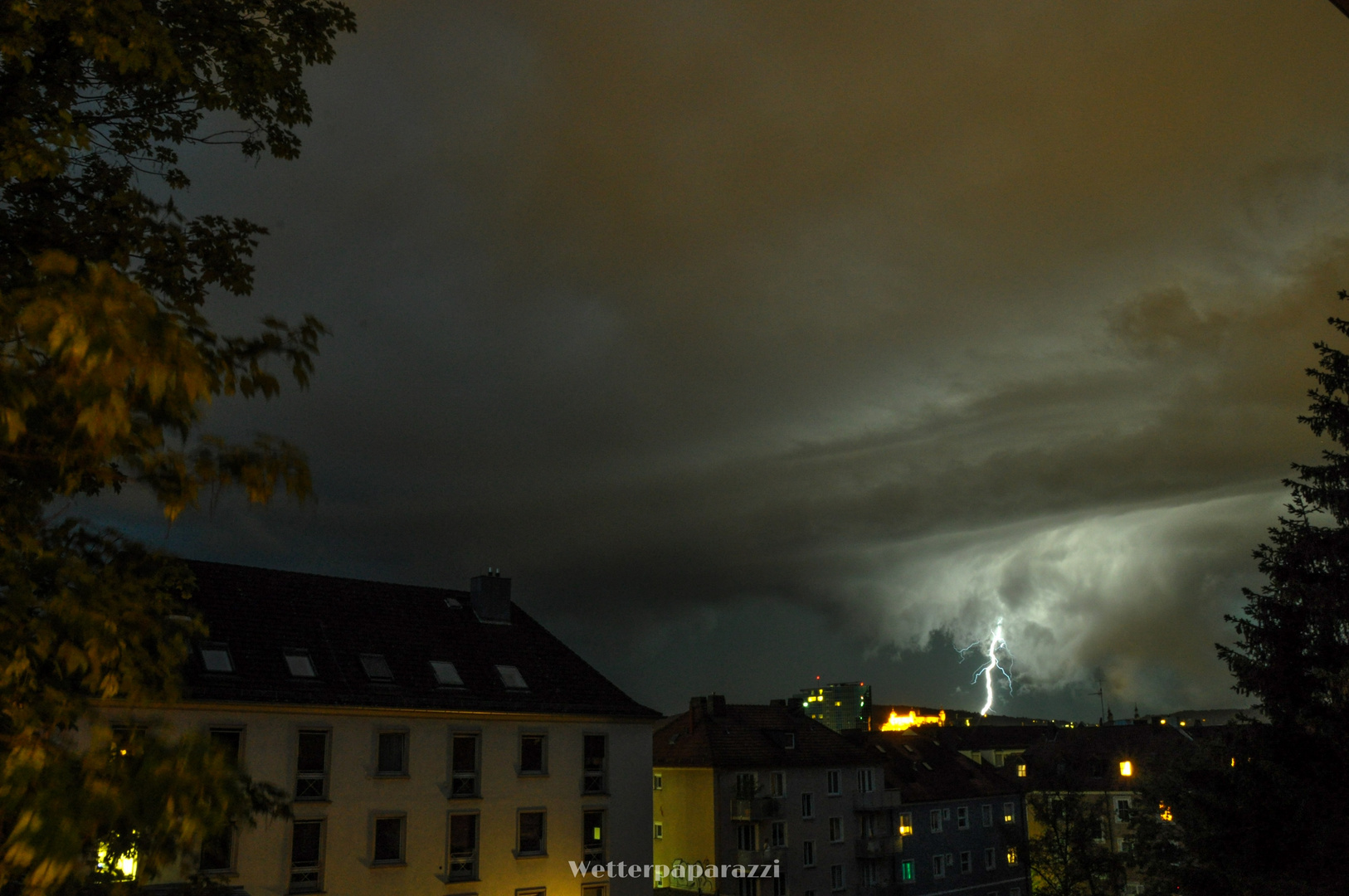 Gewitter über Würzburg 