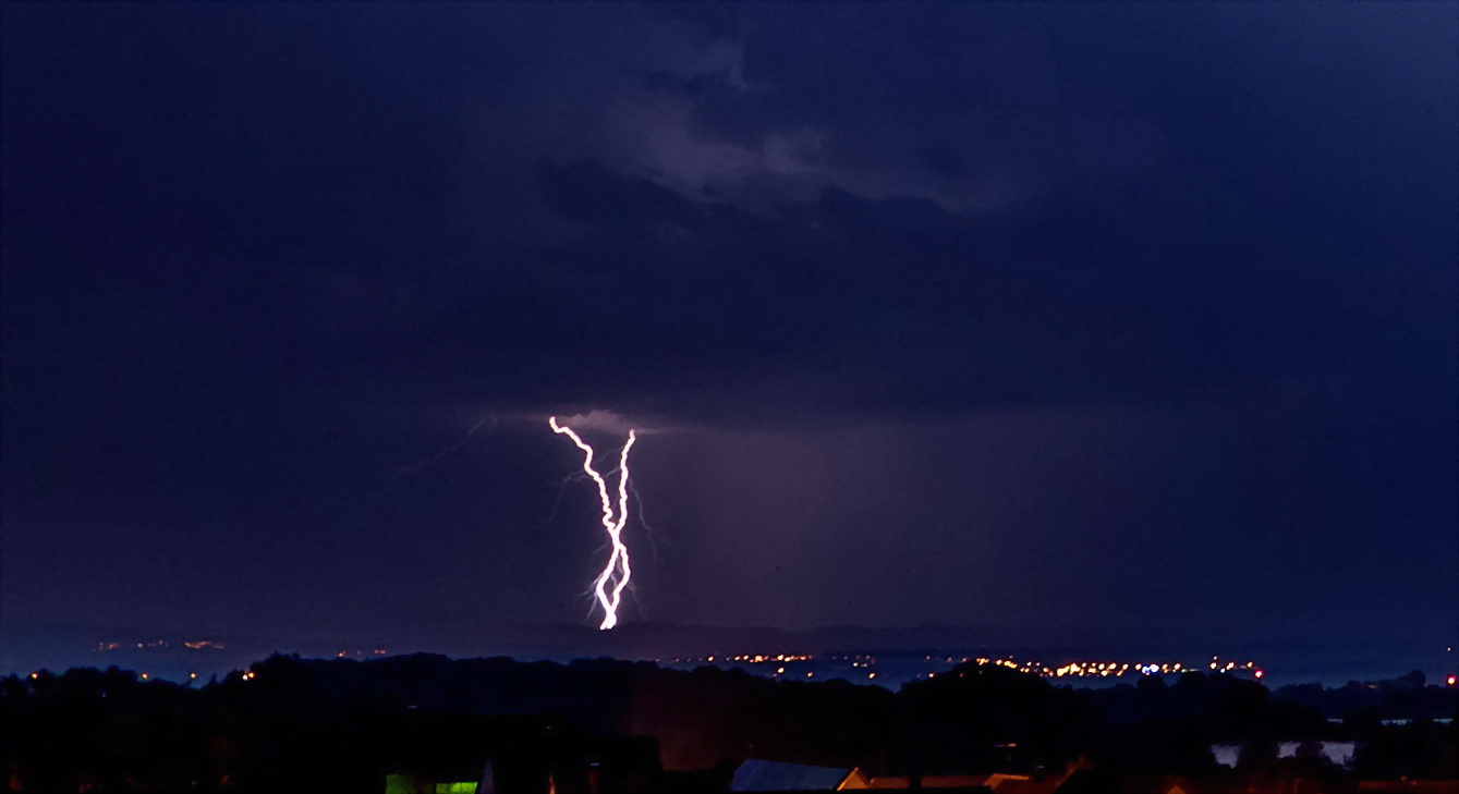 Gewitter überm Bodensee