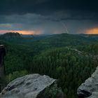 Gewitter über'm Elbsandstein