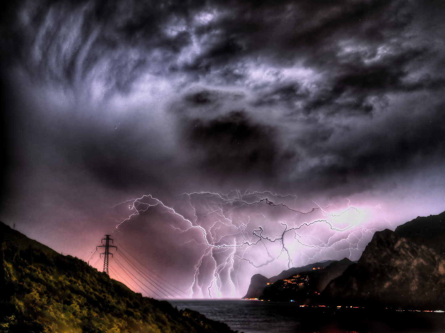 Gewitter überm Gardasee