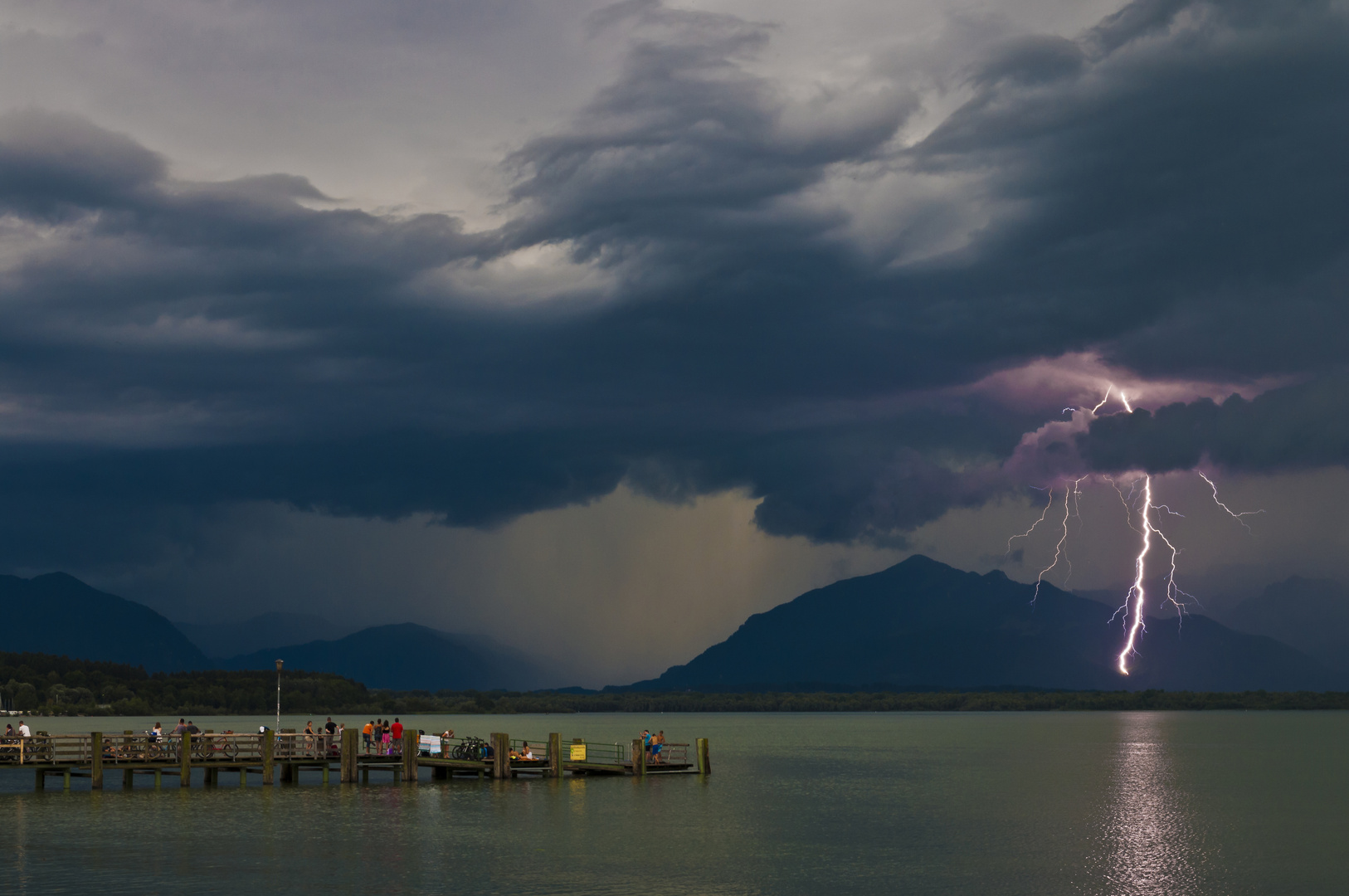 Gewitter übern Chiemsee