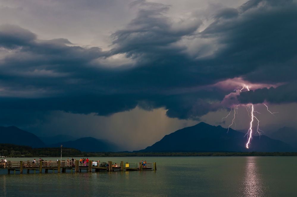 Gewitter übern Chiemsee