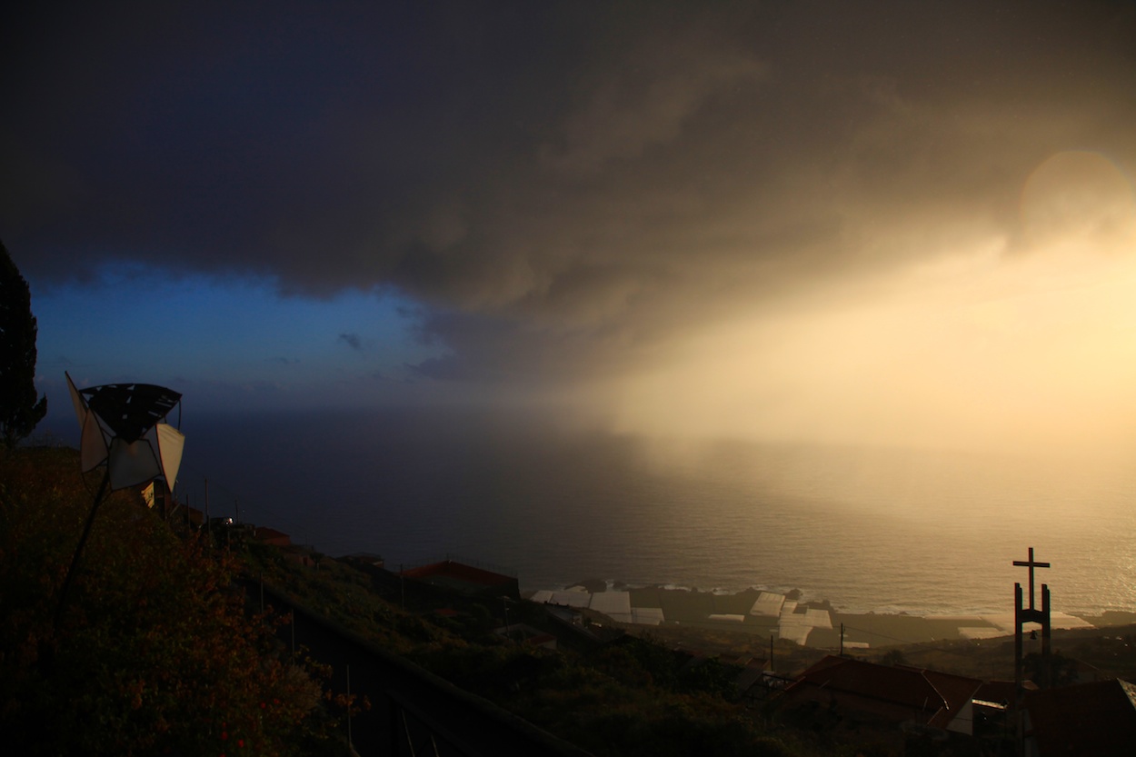 Gewitter und Sonnenschein in Las Indias