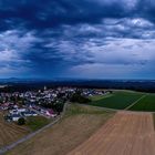 Gewitter und Sonnenuntergang