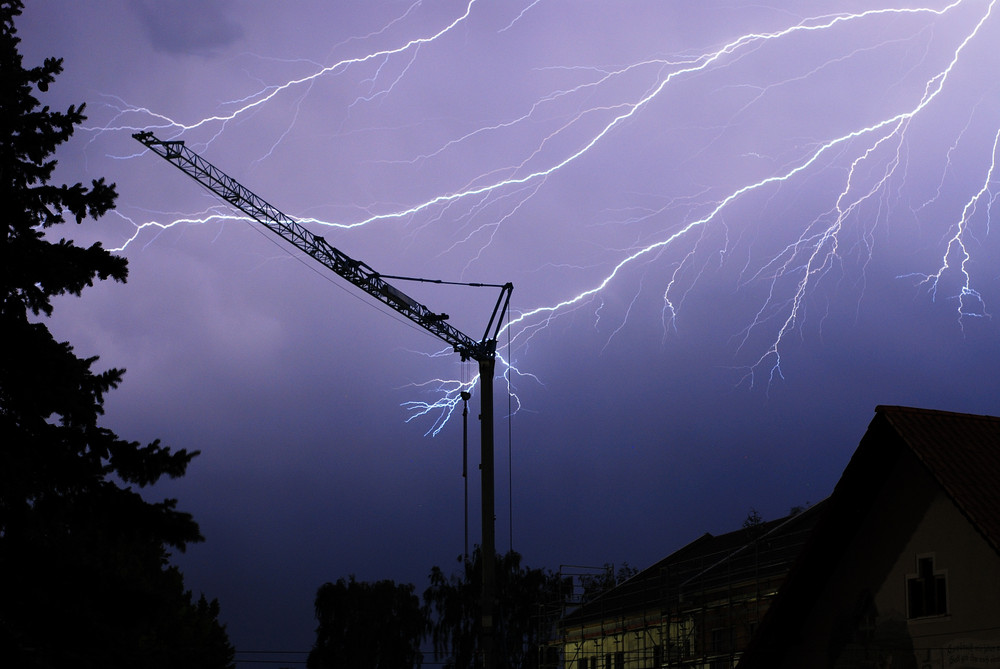 Gewitter Volltreffer mit Maximal-Power