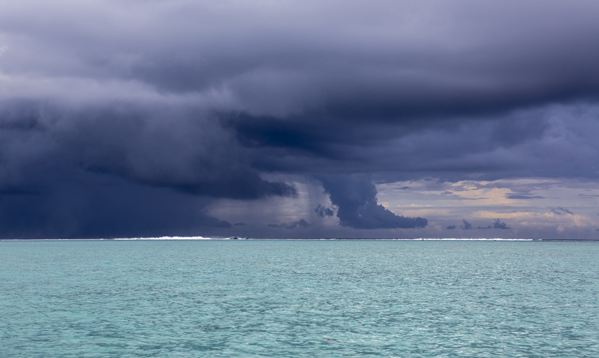 Gewitter vor Bora-Bora