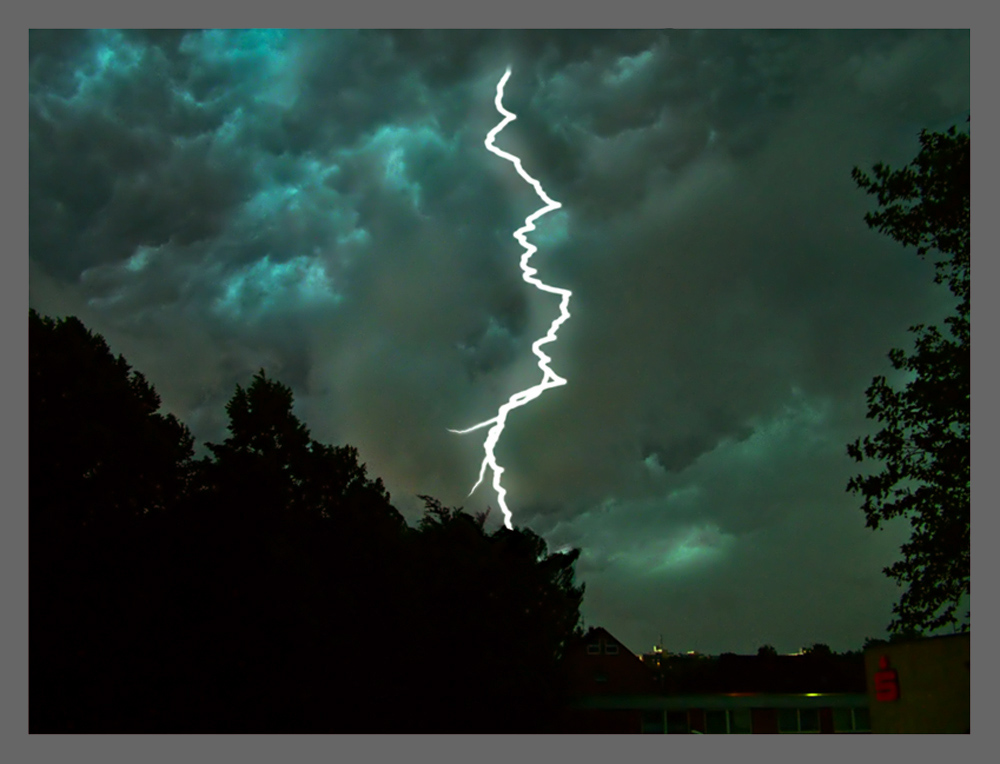 Gewitter vor der Haustür