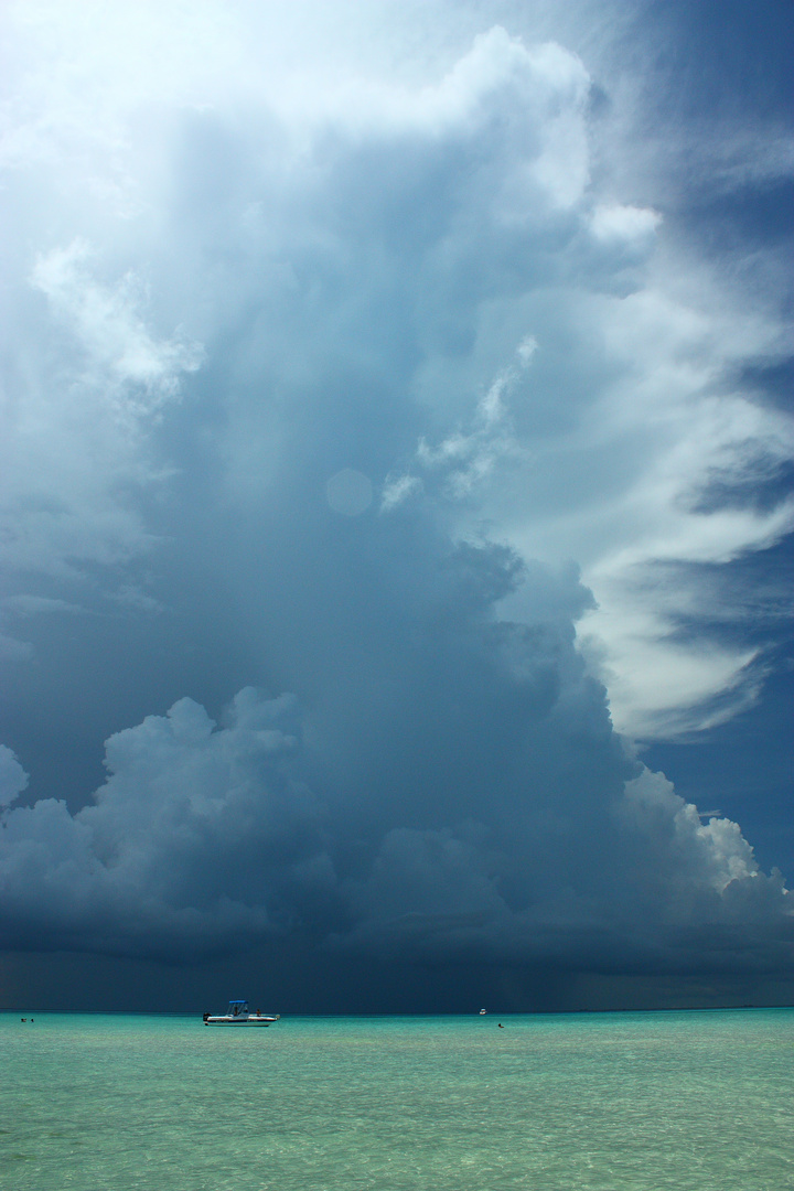 Gewitter vor Isla Mujeres