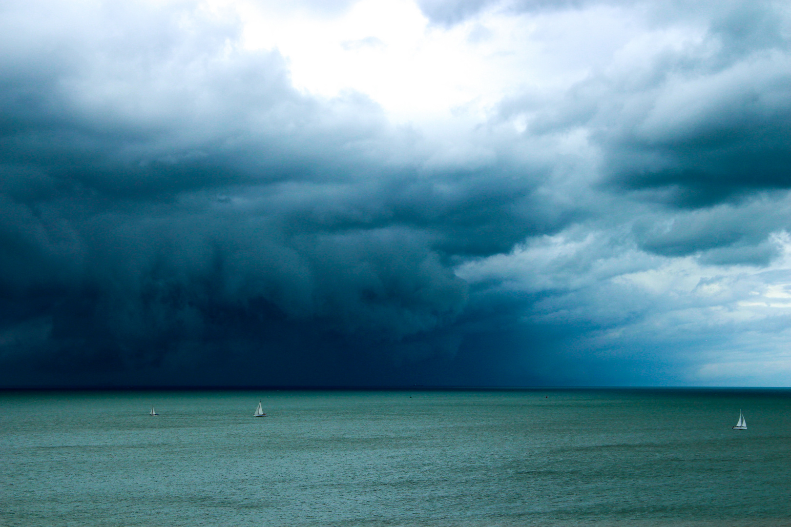 Gewitter vor Ostende