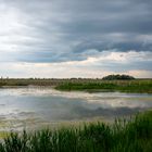 Gewitter zieht auf an der Salzlaake Lettengrube