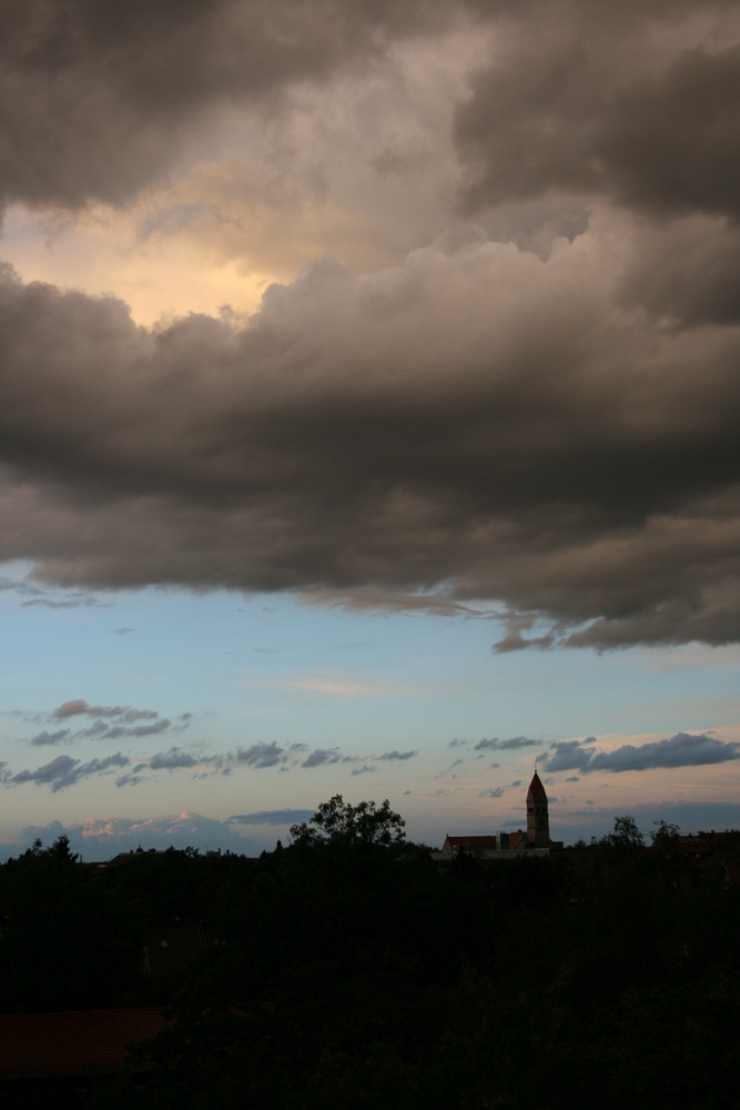 Gewitter zieht auf