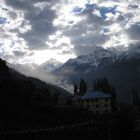 Gewitter zieht auf in Keylong (Spiti - Indien)