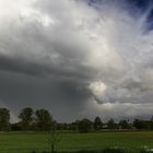 Gewitterabzug mit Regenbogen