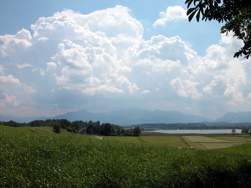 Gewitteraufzug am Chiemsee