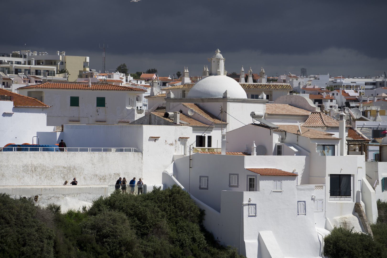 Gewitterfront an der Algarve