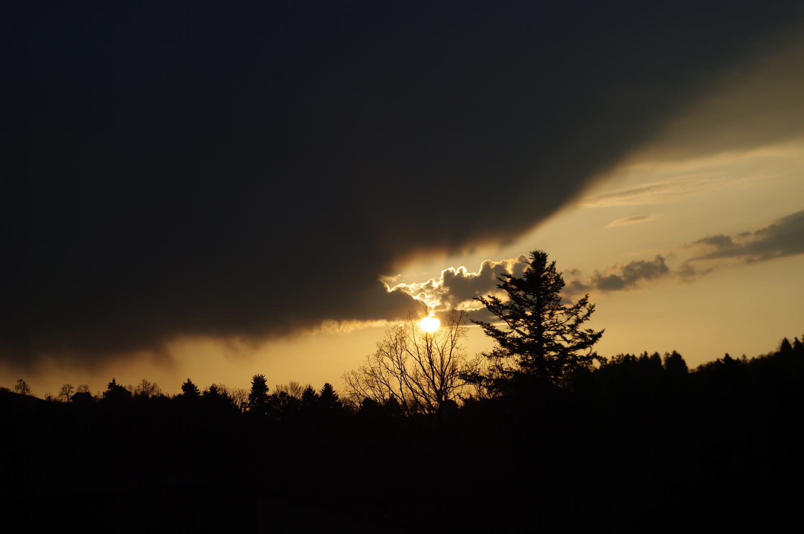 Gewitterfront aus dem Westen