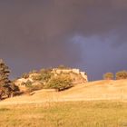 Gewitterfront aus Südost kurz vor Sonnenuntergang....2