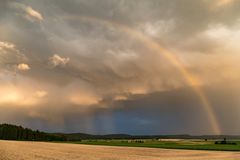 Gewitterfront bei Rottweil