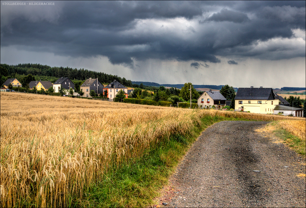 Gewitterfront im Anmarsch....