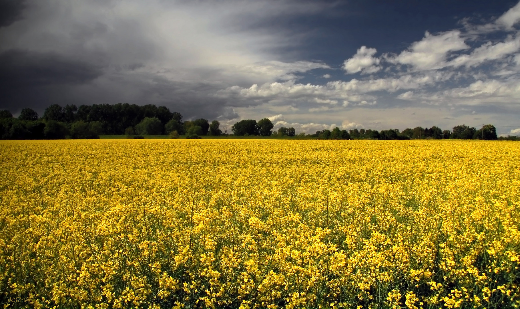 Gewitterfront im Anmarsch