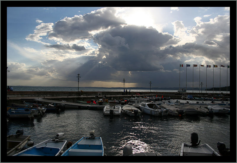 Gewitterfront in Garda