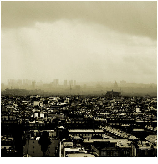 °Gewitterfront über Paris