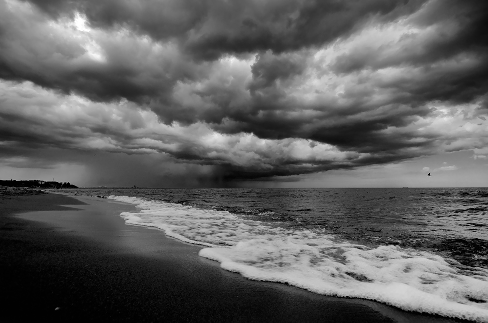 Gewitterfront über Usedom