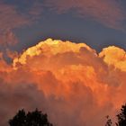 Gewitterhimmel über dem Brombachsee