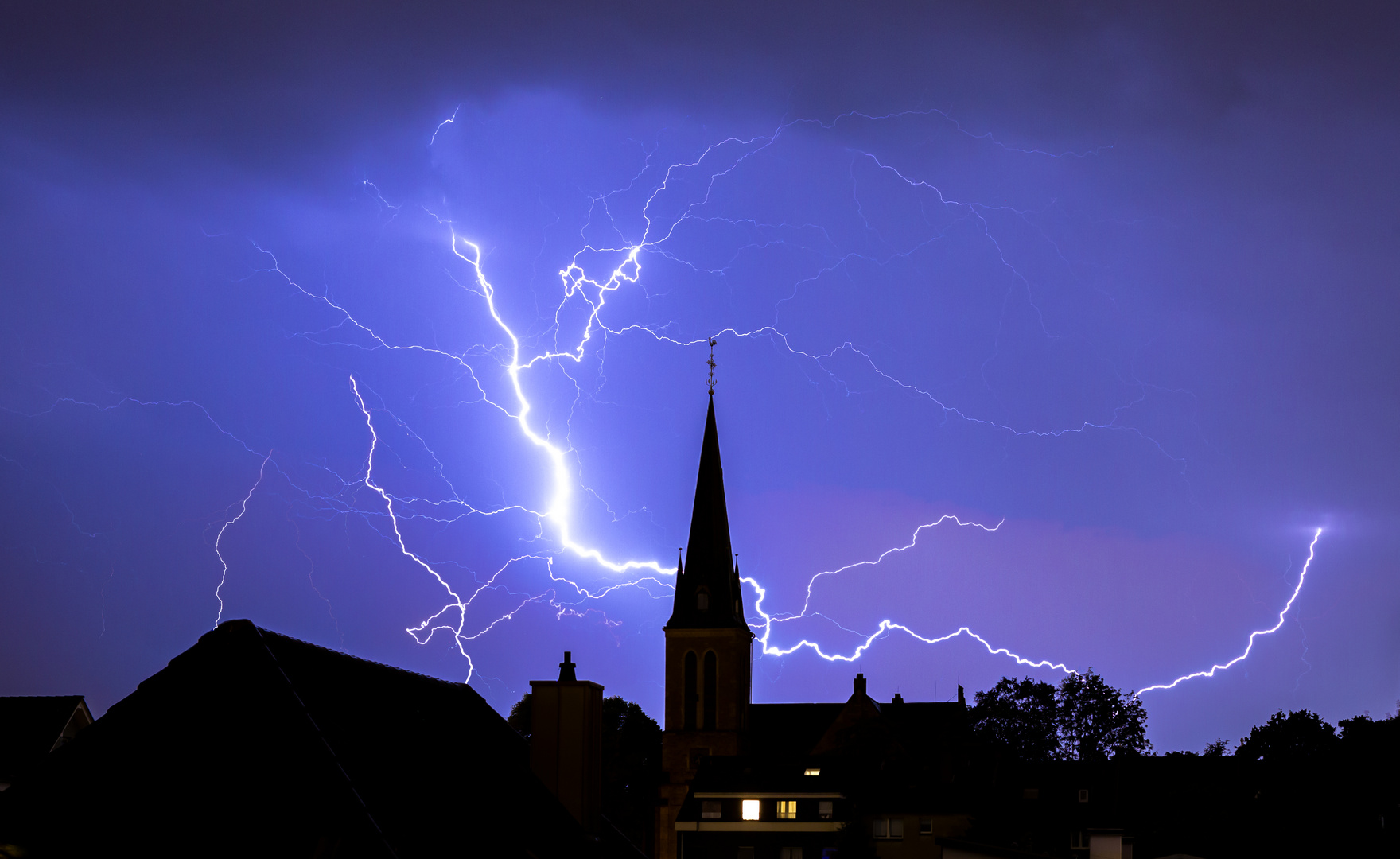 Gewitternacht über dem Westen