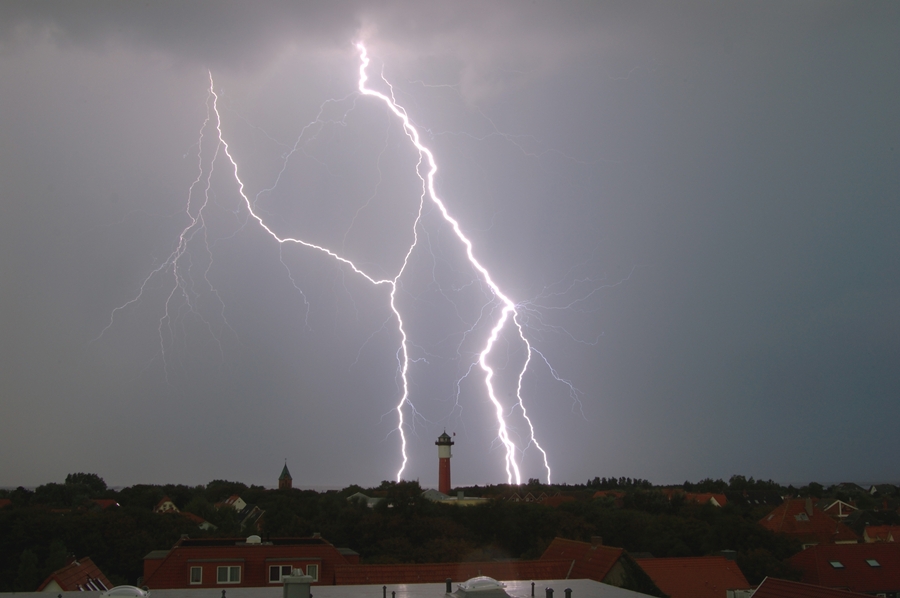 Gewitternacht über Wangerooge