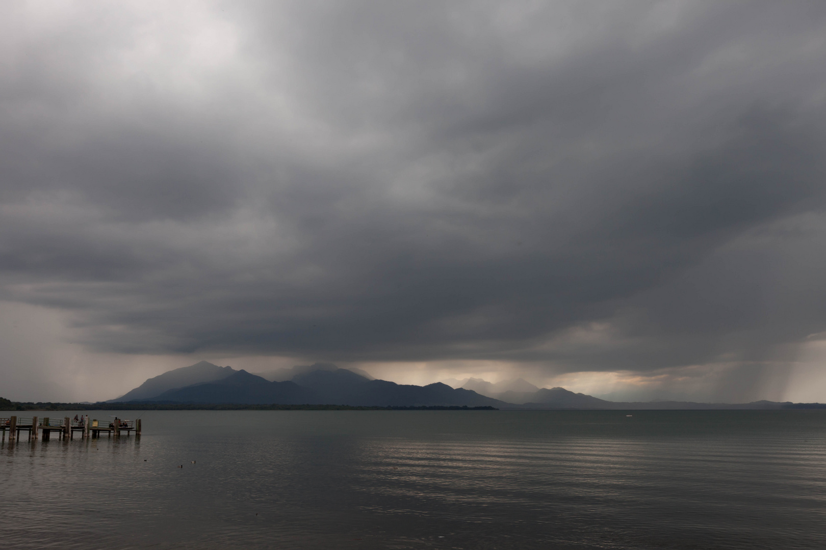 Gewitterstimmung am Chiemsee 