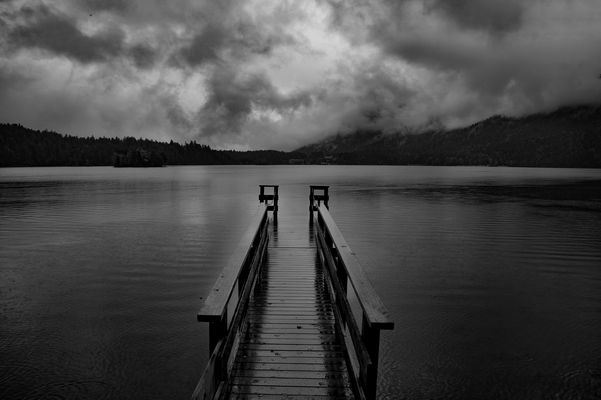 ... Gewitterstimmung am Eibsee....