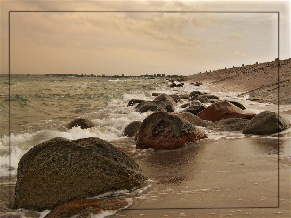 Gewitterstimmung am Großenbrode -ner Südstrand