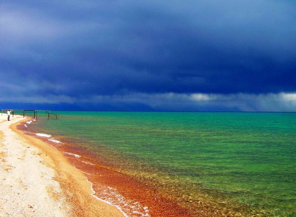 Gewitterstimmung am Issyk Kul