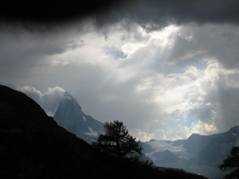 Gewitterstimmung am Matterhorn