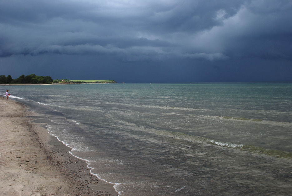 Gewitterstimmung am Meer