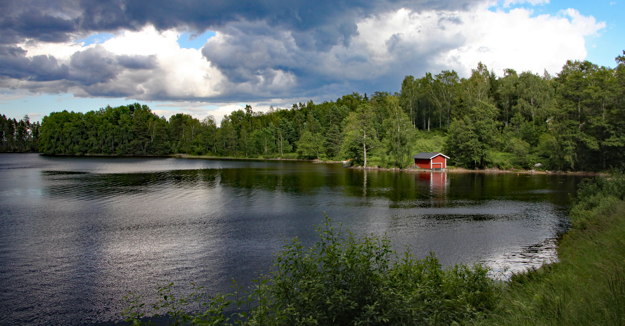 Gewitterstimmung am See 