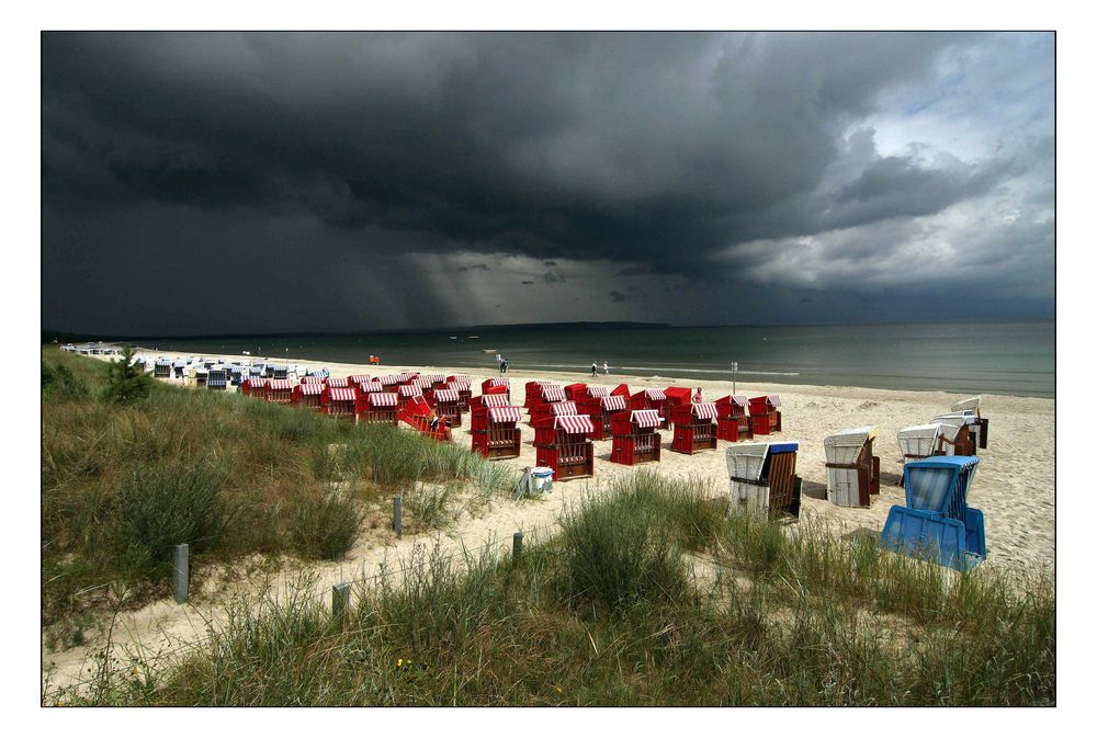 Gewitterstimmung am Strand