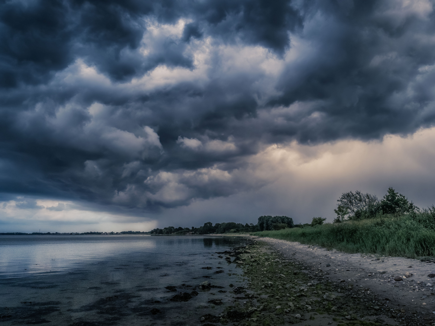 Gewitterstimmung am Strand