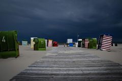 Gewitterstimmung am Strand