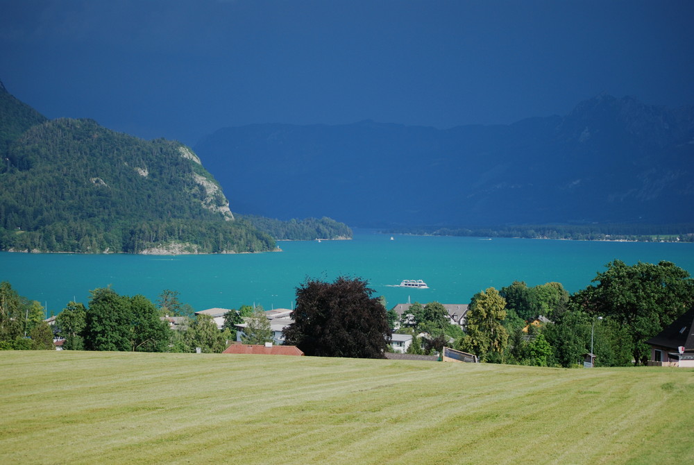 Gewitterstimmung am Wolfgangsee