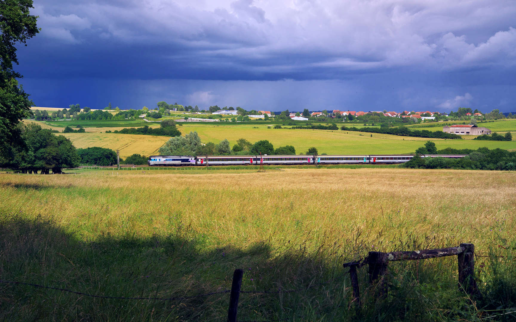 Gewitterstimmung an der Ligne 4