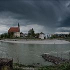 Gewitterstimmung an der Salzachschleife